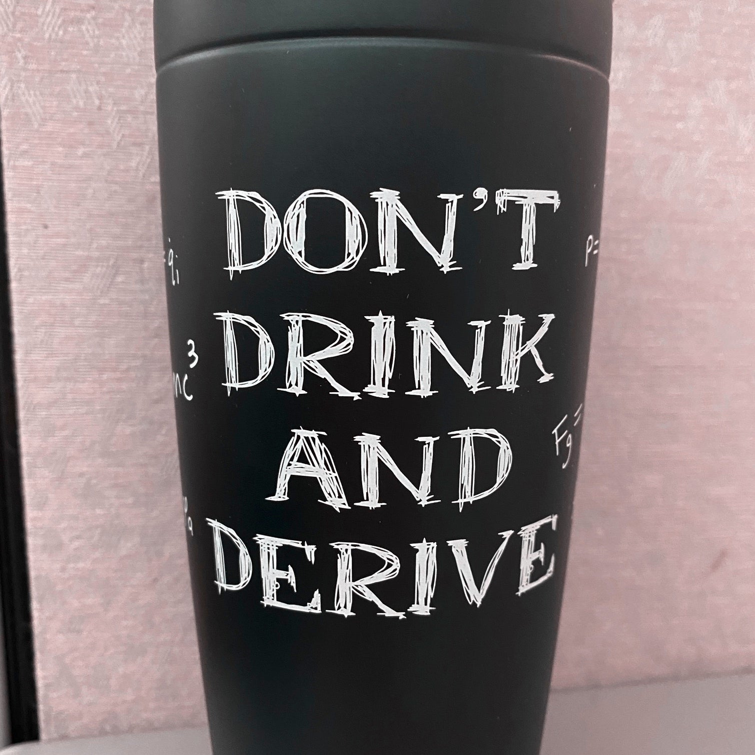 Don't Drink and Derive Travel Mug – APS Physics