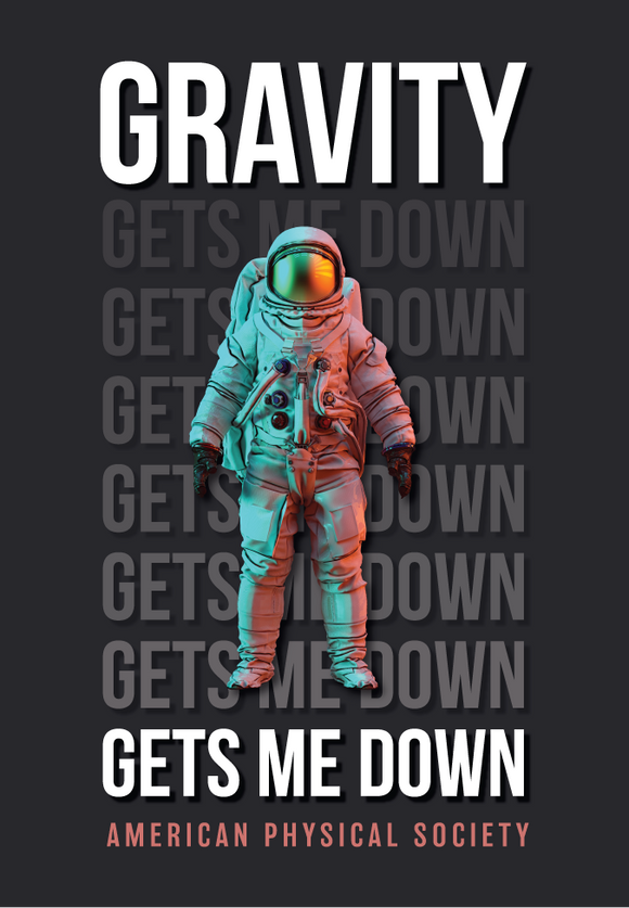 Gravity Gets Me Down Laptop Sticker