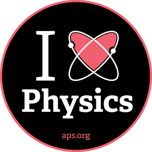 I Love Physics Laptop Sticker